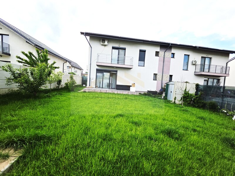 Odai, Otopeni, duplex modern de inchiriat, 3 dormitoare, panouri fotovoltaice